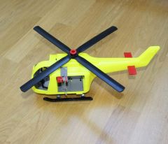 Hubschrauber (glaube es ist auch Playmobil?!), voll funktionstüchtig, nicht mehr vollständig -> ohne Männchen und Bare - 2 EUR