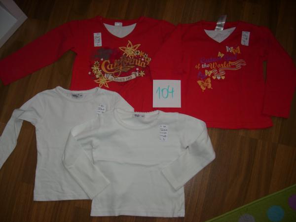 LA Shirts (nei einem weißen und einem roten jeweils ein leichter Fleck am Bündchen) 
2 x rot zusammen 1,50 €
2 x  weiß zusammen 1 €