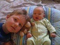 Dylan and Tyler (4 weeks)
